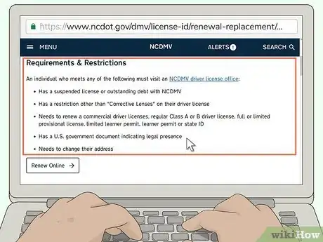 Image titled Renew a North Carolina Drivers License Step 1