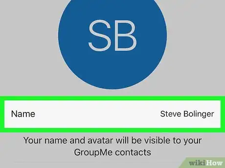 Image titled Change Your Name on Groupme on iPhone or iPad Step 4