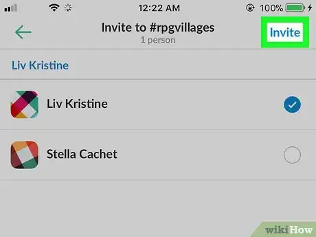 Image titled Invite Someone to a Slack Channel on iPhone or iPad Step 7
