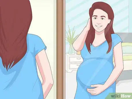 Image titled Cope With Your Changing Body Image During Pregnancy Step 1