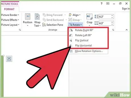 Image titled Rotate Images in Microsoft Word Step 8