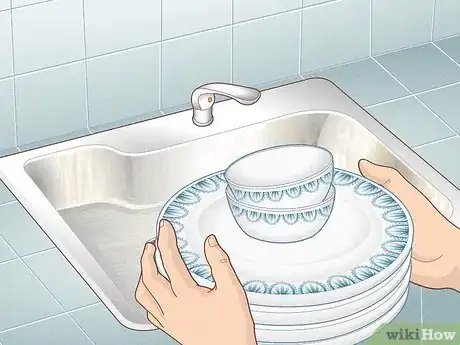 Image titled Clean a Kitchen Sink with Vinegar Step 1