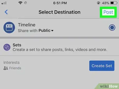Image titled Post 360 Degree Photos to Facebook on an iPhone Step 10