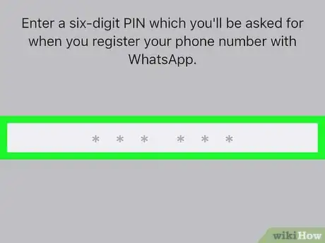 Image titled Set Up Two‐Step Verification for WhatsApp on iPhone or iPad Step 6