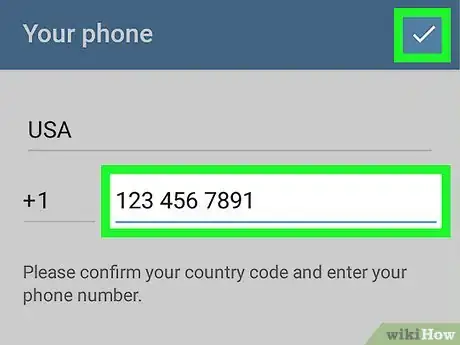 Image titled Log In on Telegram on Android Step 3