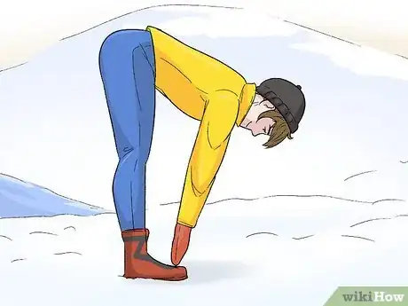 Image titled Stretch Legs After Skiing Step 1