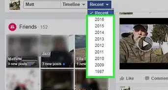 Jump to a Year on Facebook