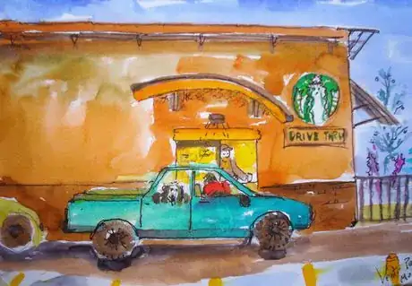 Image titled Starbuckswithdog