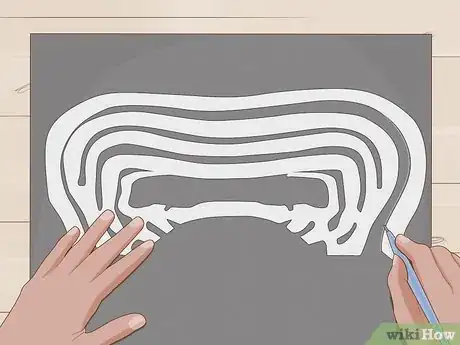 Image titled Make a Kylo Ren Mask Step 17
