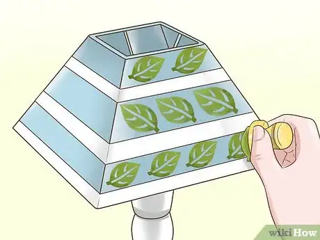 Image titled Make a Stamped Lampshade Step 11