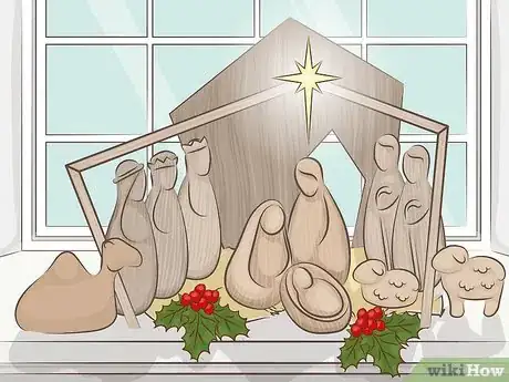 Image titled Decorate a Nativity Scene Step 7