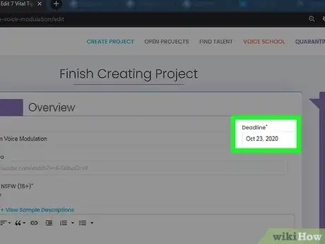 Image titled Create a Casting Call on Casting Call Club Step 6