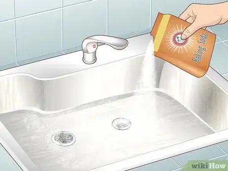 Image titled Clean a Kitchen Sink with Vinegar Step 2