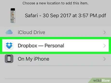 Image titled Create PDFs in Safari on iPhone or iPad Step 8