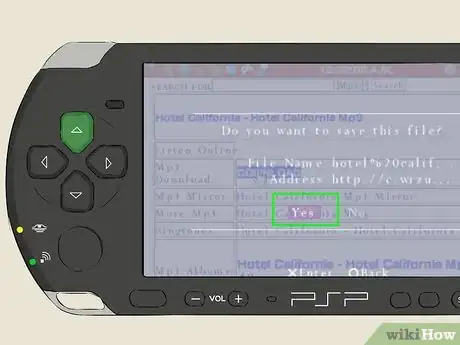 Image titled Download Music Directly from Your PSP's Web Browser Step 8