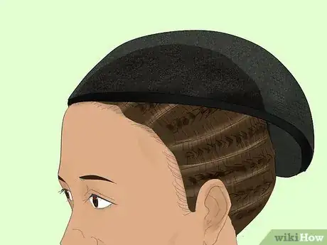Image titled Put a Wig Cap On Step 6