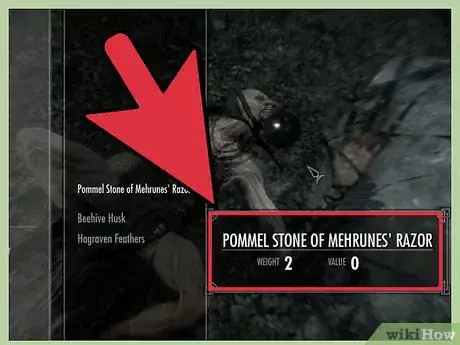 Image titled Get Mehrunes Razor at a Low Level in Skyrim Step 4
