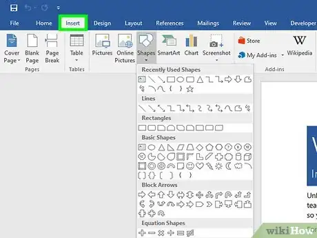 Image titled Draw Arrows in Word Step 9