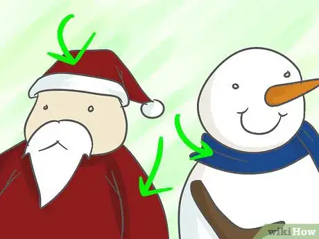 Image titled Dress Your Stuffed Animals for Christmas Step 2