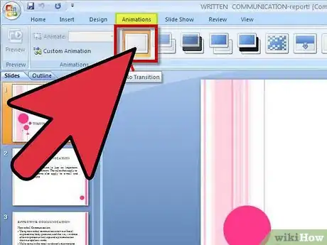 Image titled Remove All Transitions in Powerpoint 2007 Step 4