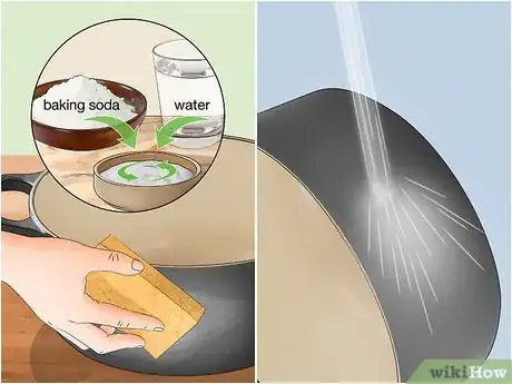 Image titled Clean an Enameled Cast Iron Dutch Oven Step 1