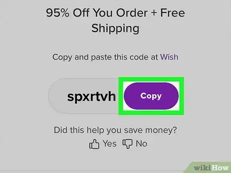 Image titled Get Free Shipping on the Wish App Step 5