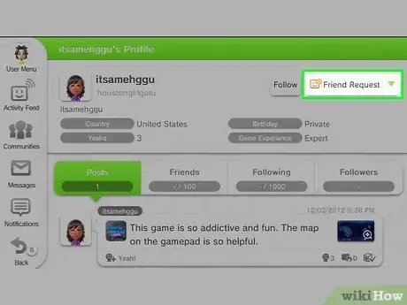 Image titled Add Friends on Wii U Step 11
