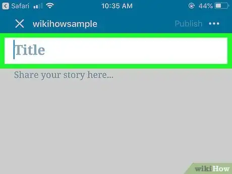 Image titled Publish a Blog Post on iPhone or iPad Step 11