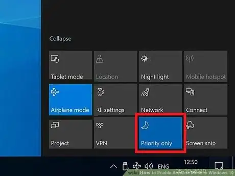 Image titled Enable Focus Assist manually