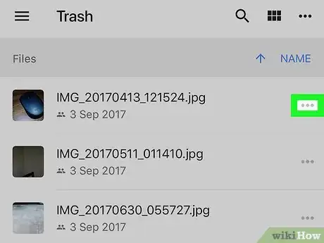 Image titled Restore Deleted Files on Google Drive on iPhone or iPad Step 4