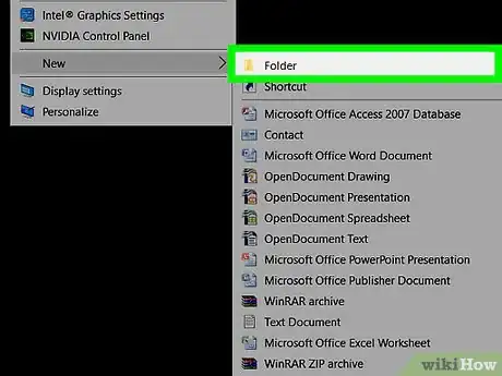 Image titled Make a New Folder on a Computer Step 4