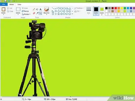 Image titled Cut out a Picture (Green Screen) Step 12