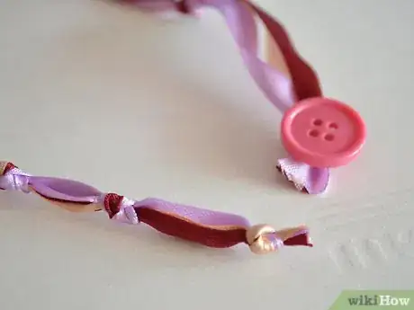 Image titled Make a Knotted Ribbon Necklace Step 13