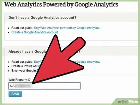 Image titled Add Google Analytics to Etsy Step 7