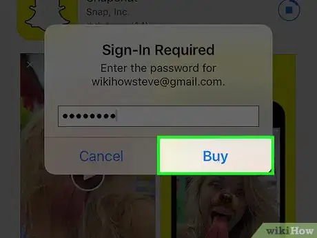 Image titled Download Snapchat on an iPhone Step 9