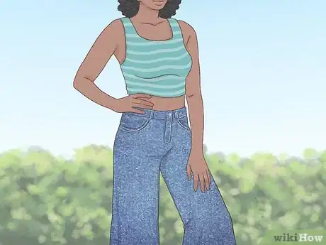Image titled Wear Denim Culottes Step 2