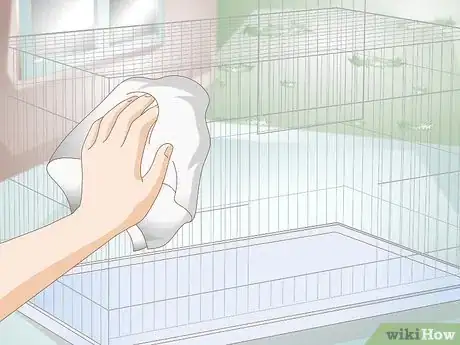 Image titled Disinfect a Finch Cage Step 7