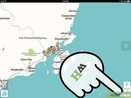 Image titled Report Police Activity in Your Area Using Waze on iPhone Step 3