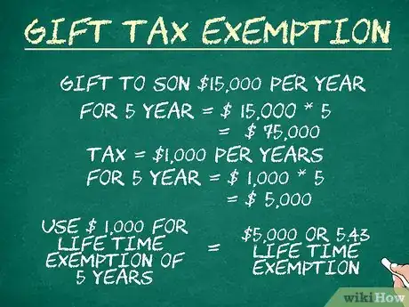 Image titled Avoid Paying Gift Tax Step 9