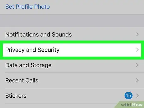 Image titled Hide Last Seen on Telegram on iPhone or iPad Step 3