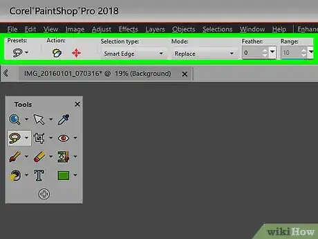 Image titled Use the Smart Edge Lasso Tool in Paint Shop Pro Step 7