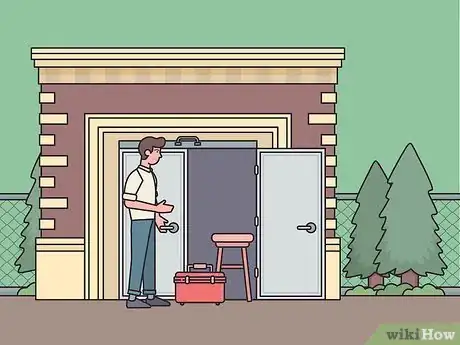 Image titled Open a Storage Unit Door Step 3