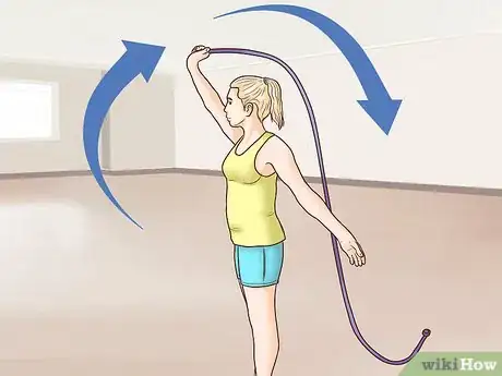 Image titled Use the Rope in Rhythmic Gymnastics Step 10