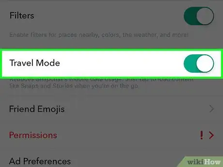 Image titled Use Less Data on Snapchat Step 5