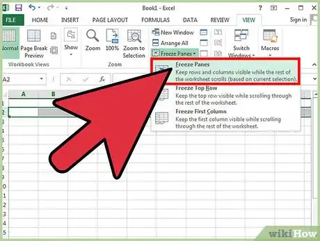 Image titled Freeze (Lock in Place) a Cell in Excel Step 4