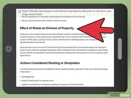 Image titled Get Money Inappropriately Spent During Divorce Returned Step 10