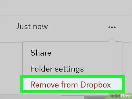 Image titled Delete a Shared Folder on Dropbox Step 9