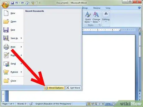 Image titled Set up Autosave on Microsoft Word 2007 Step 3