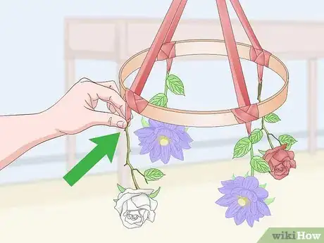 Image titled Make a Hanging Flower Chandelier Step 15