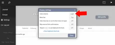 Image titled Enable Night Mode on Quotev Step 5